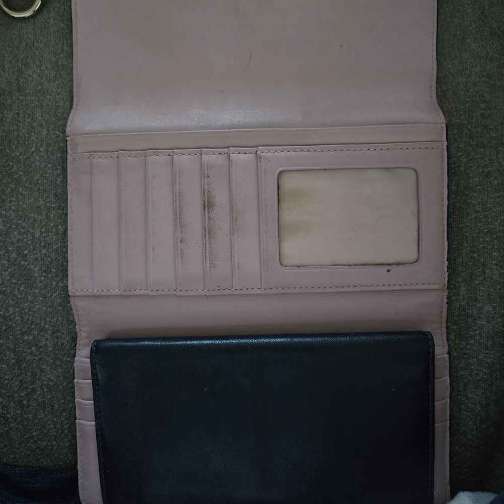 Coach Pink and Blue Women's Wallet